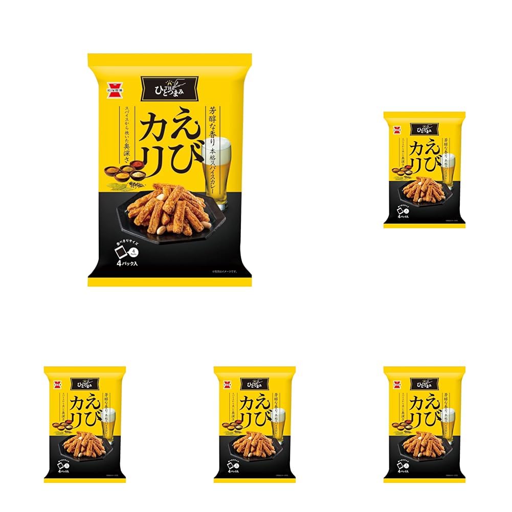 Amazon | 岩塚製菓 THEひとつまみ えびカリ 80g (× 5) | 岩塚製菓